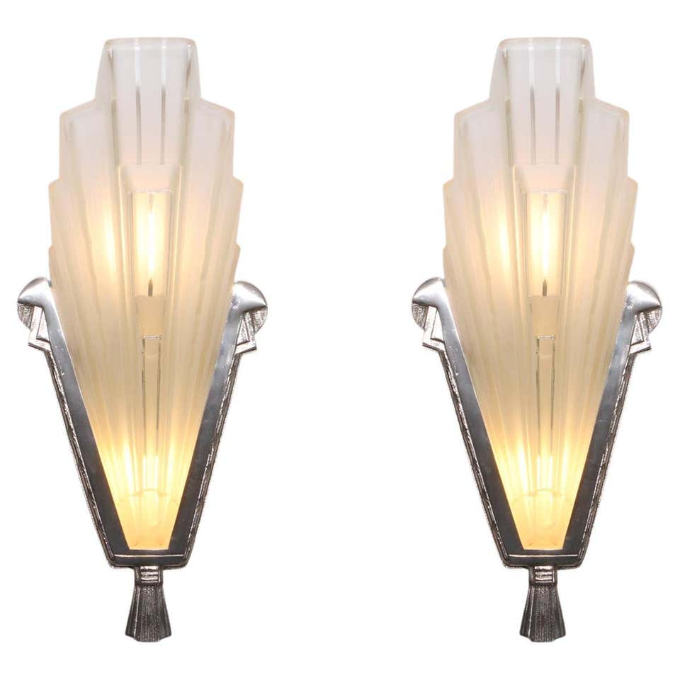 French Art Deco Wall Sconces signed by Sabino at 1stDibs | art deco ...