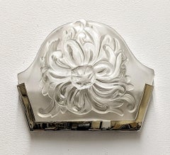 Pair of French Art Deco Wall Sconces Signed by Sabino
