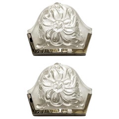 Pair of French Art Deco Wall Sconces Signed by Sabino