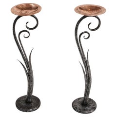 Pair of french Art Deco Zadounaïsky ashtrays