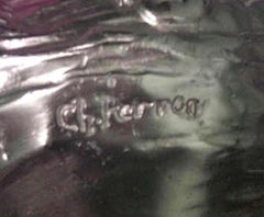 Pair of French Art Nouveau Gilt Vases