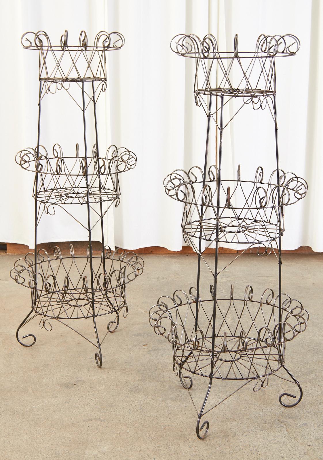 eiffel tower plant stand