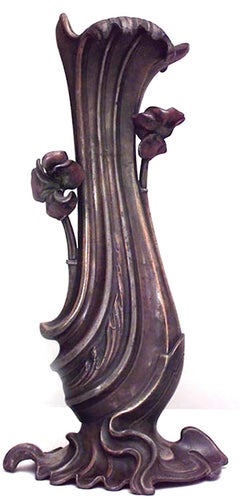 Pair of French Art Nouveau Vases