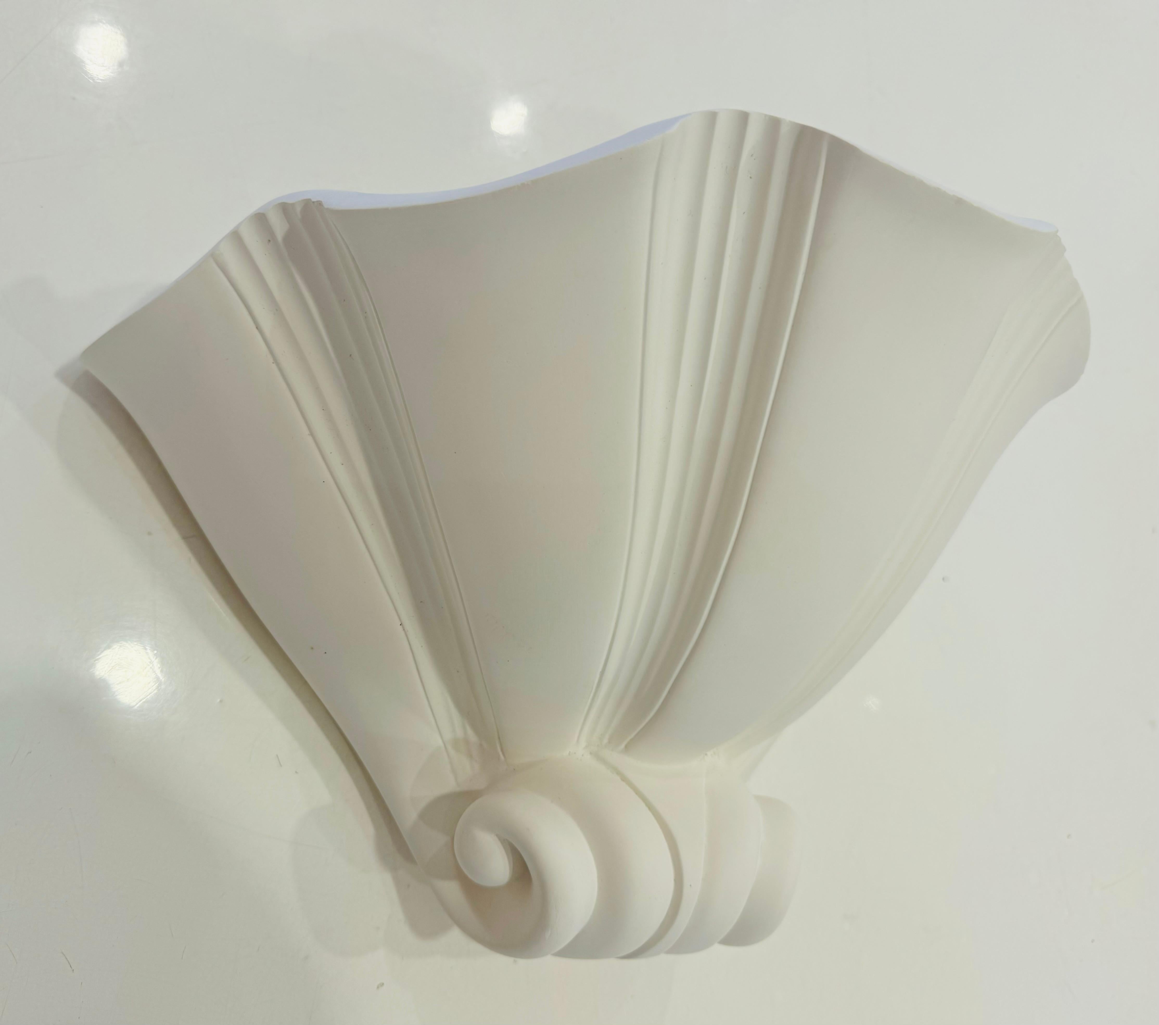 Coppia di lampade da parete in gesso Atelier A Sedap in stile Art&Deco francese in vendita 4