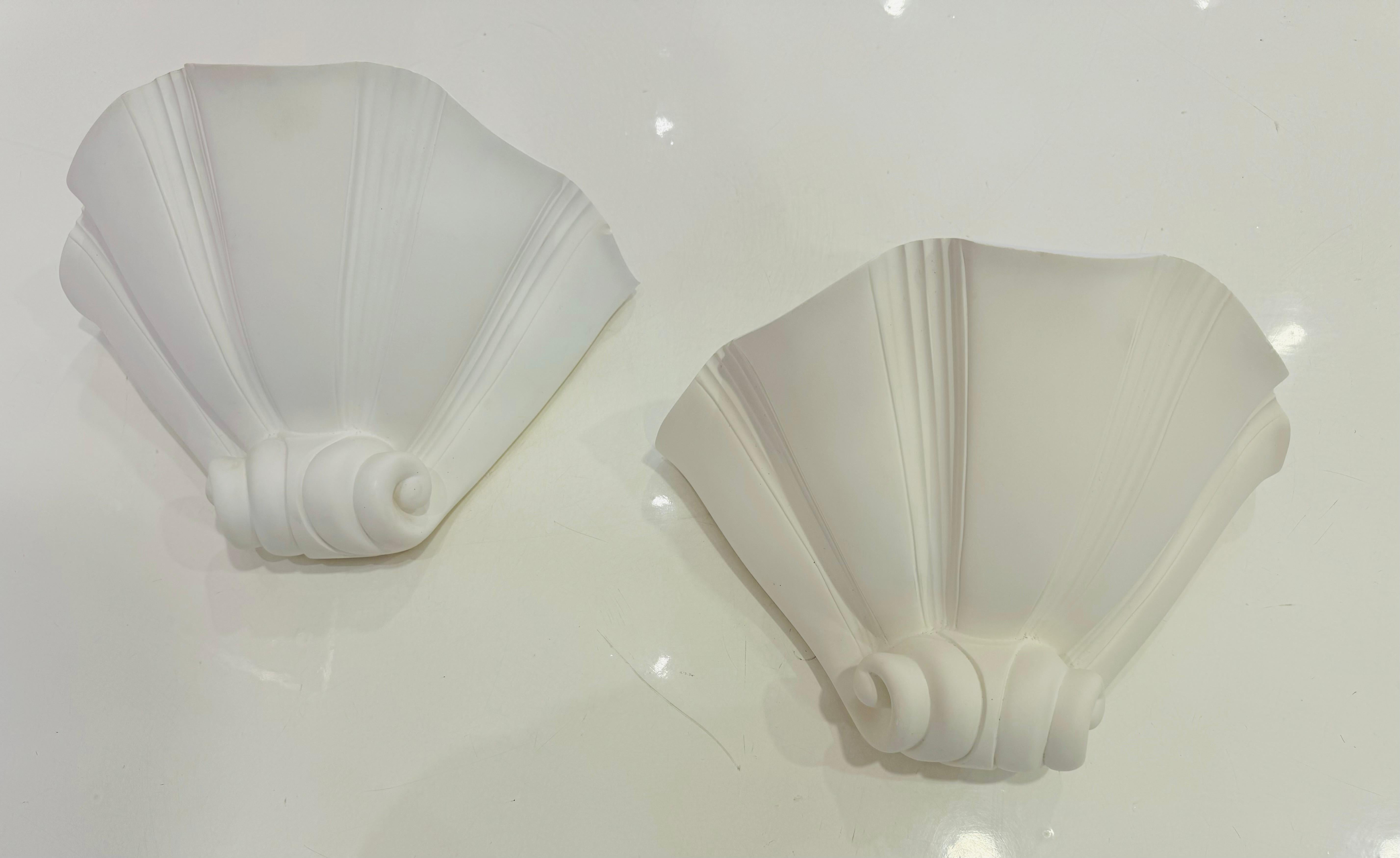 Coppia di lampade da parete in gesso Atelier A Sedap in stile Art&Deco francese in vendita 5