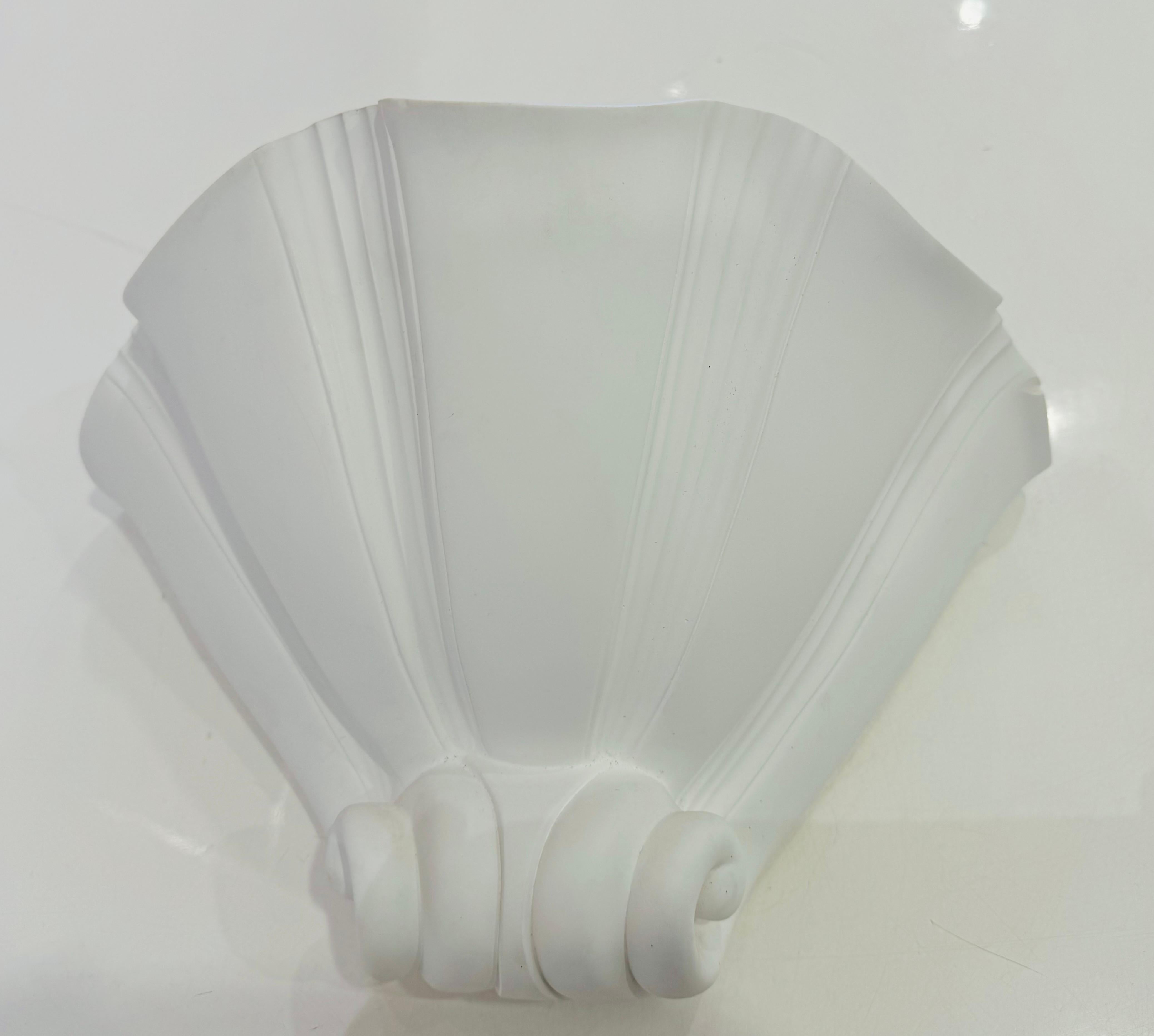 Art Déco Coppia di lampade da parete in gesso Atelier A Sedap in stile Art&Deco francese in vendita