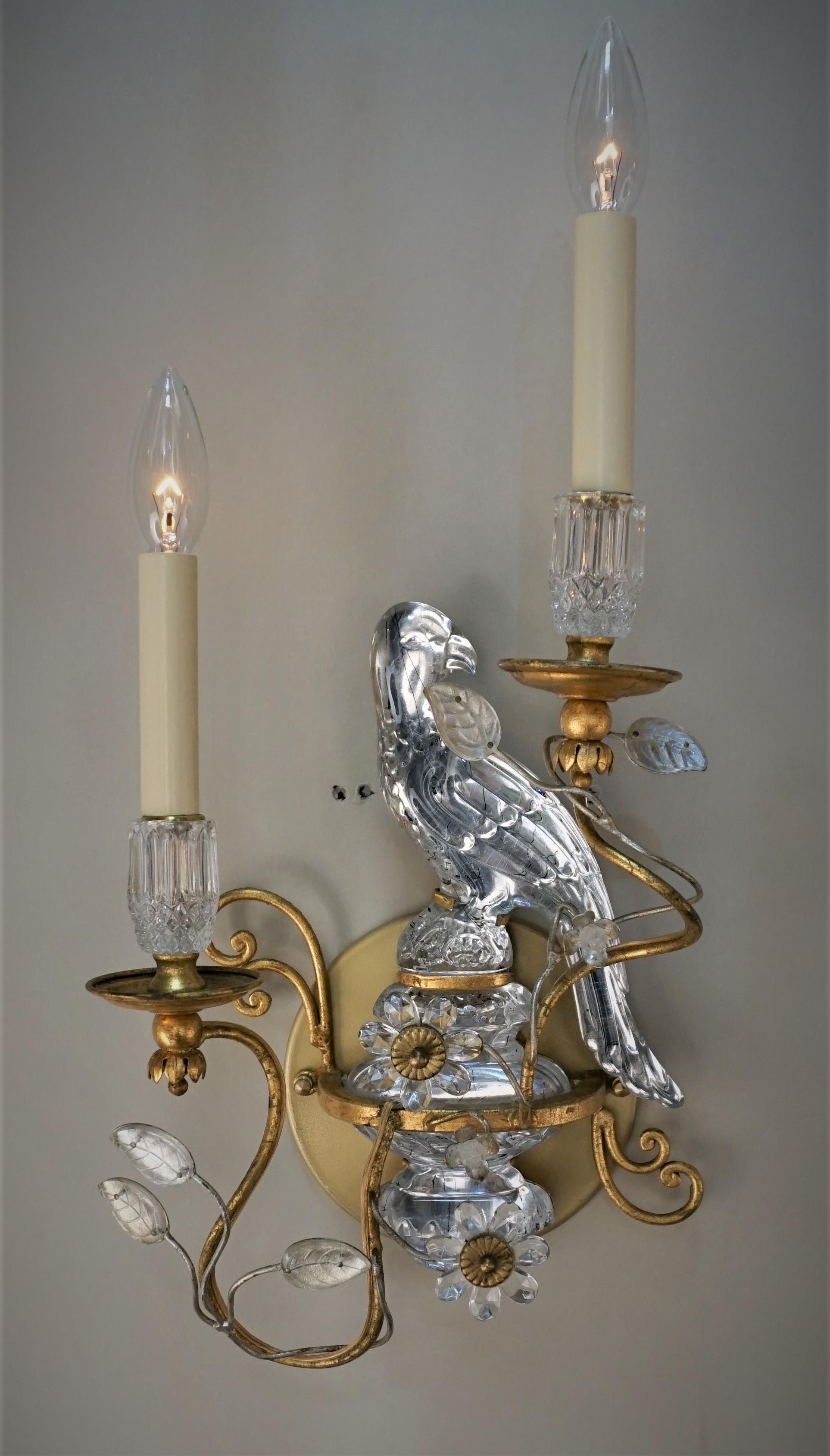 Pair of French Bagues Wall Sconce For Sale 4