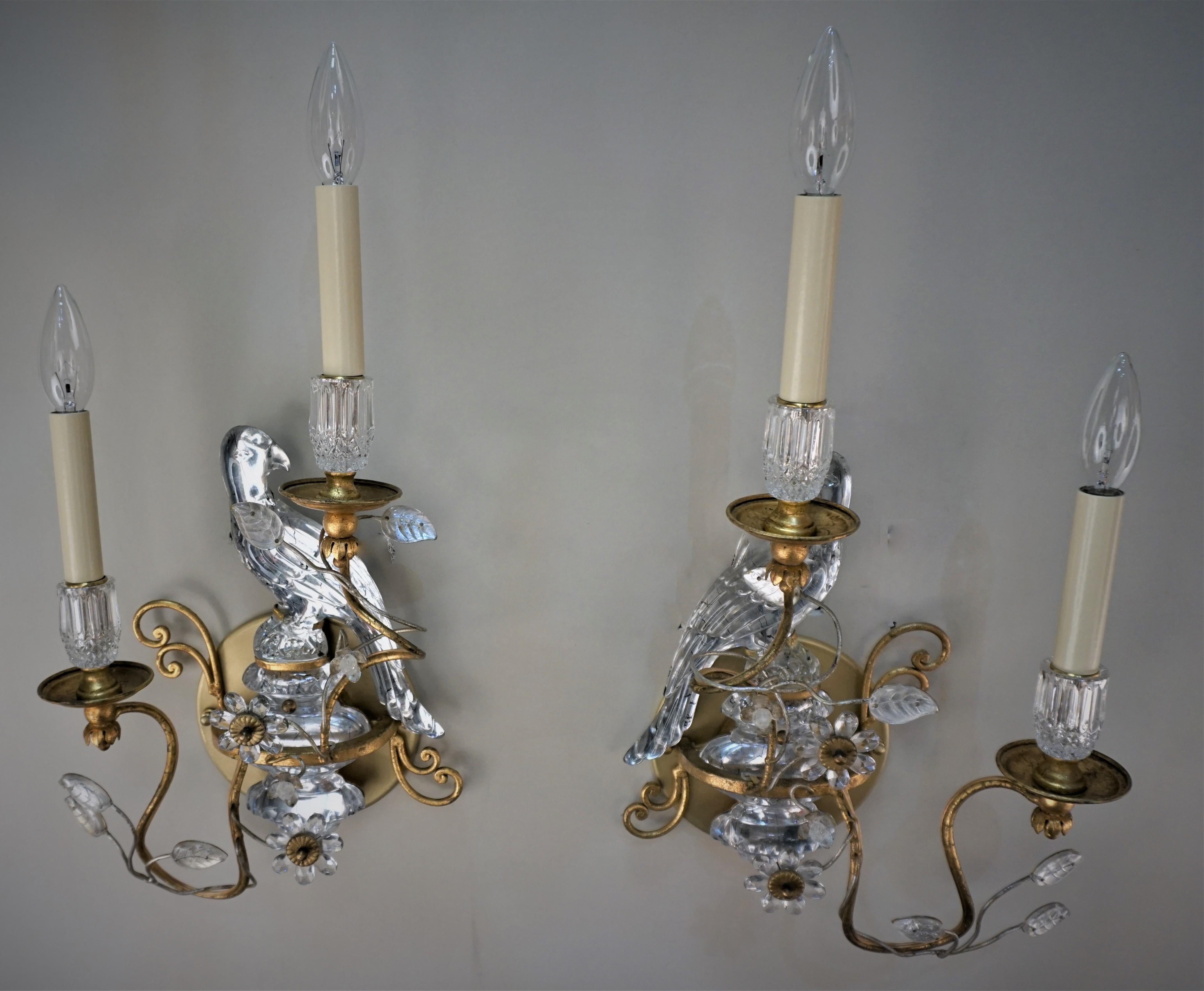 Pair of French Bagues Wall Sconce For Sale 3