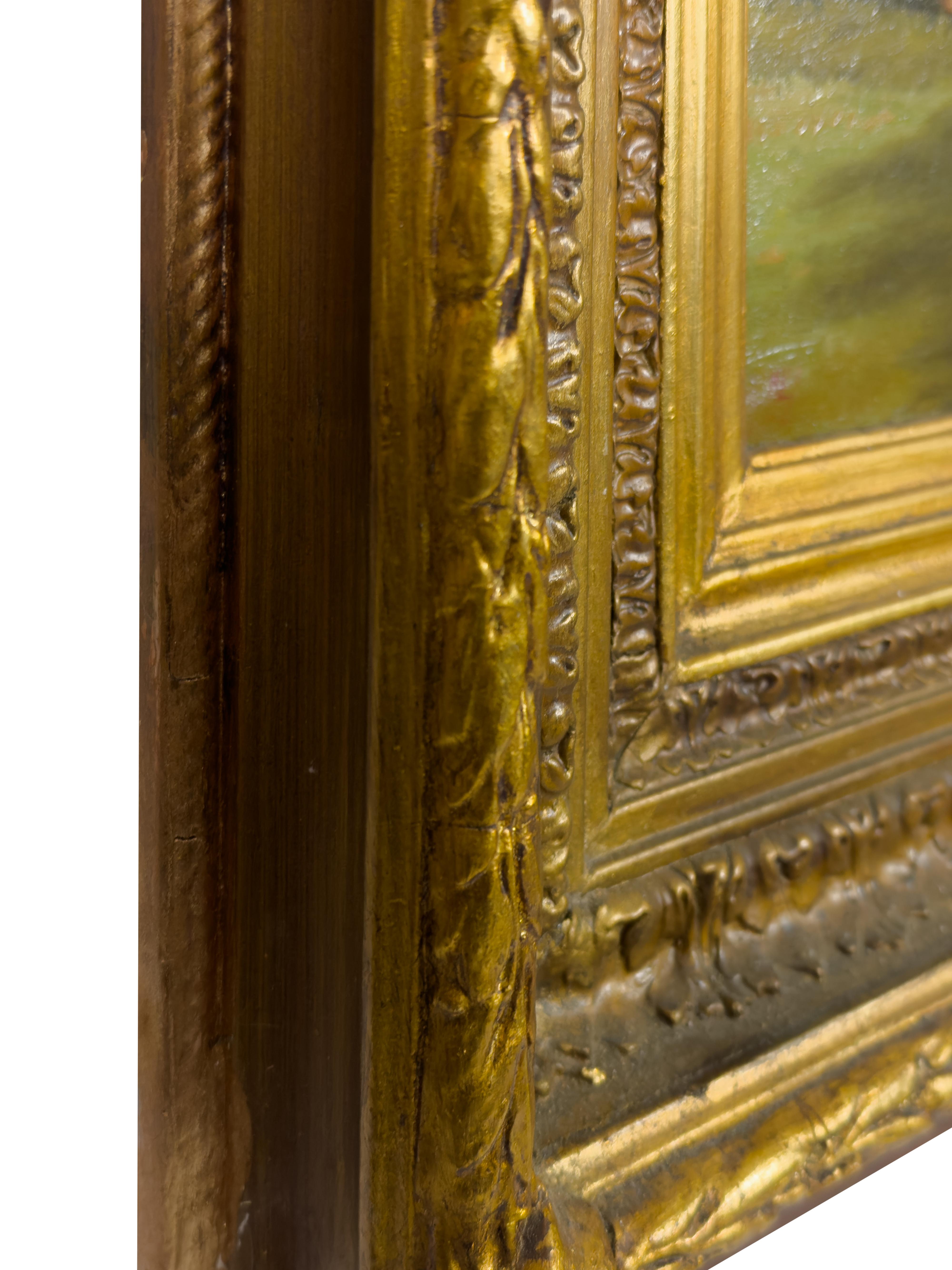 Coppia di dipinti francesi di Barbizon, dopo Rosa Bonheur e Charles Ceramano In condizioni buone in vendita a Lisbon, PT