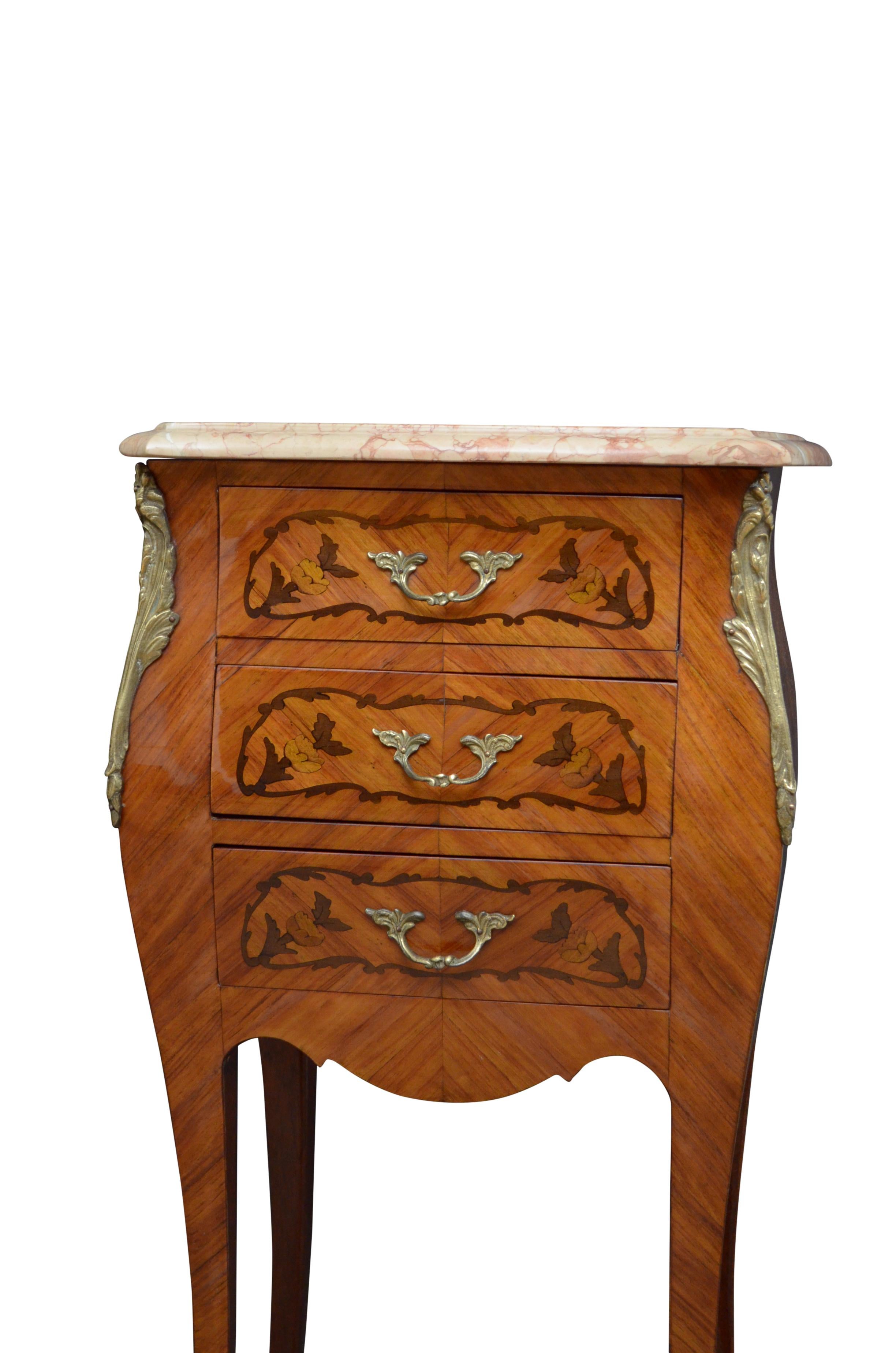 Pair of French Bedside Cabinets 1