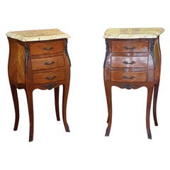 Pair of French Bedside Cabinets