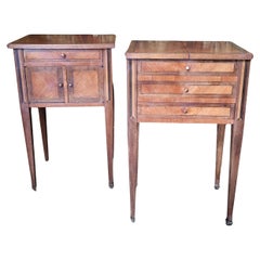 Pair of French bedside cabinets