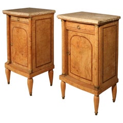 Pair of French Bedside Cupboard