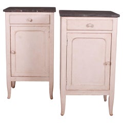 Pair of French Bedside Cupboard / Night Stands