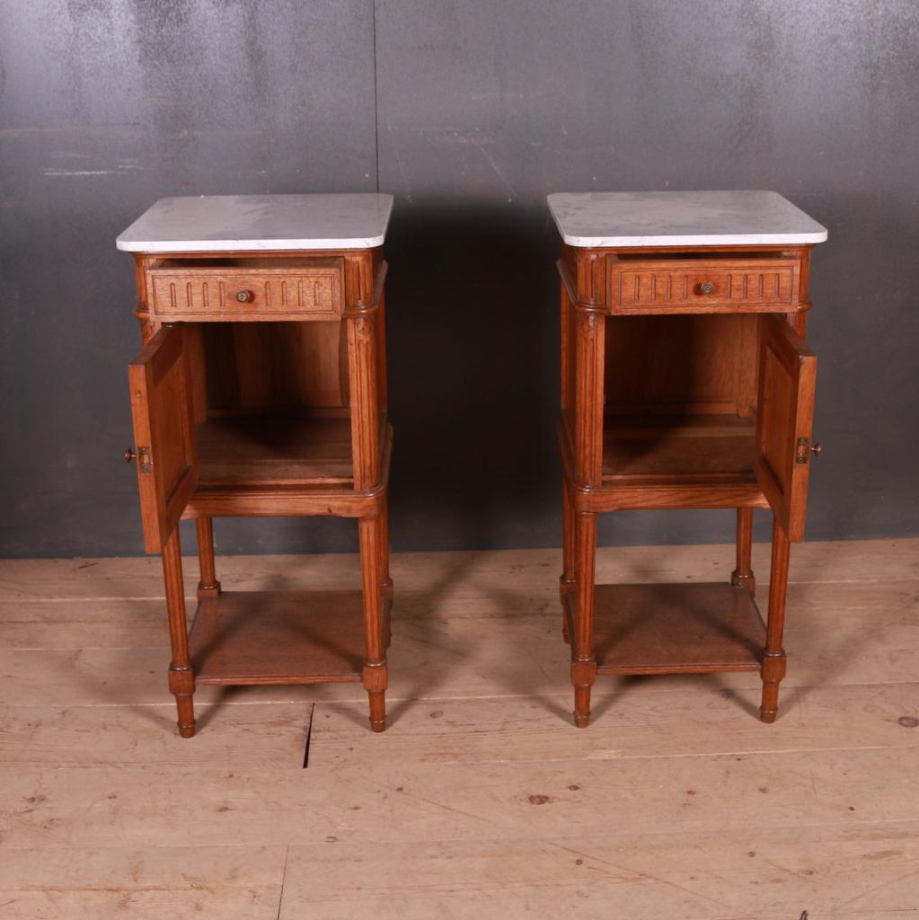 Pair of French Bedside Cupboards 2