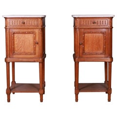 Pair of French Bedside Cupboards
