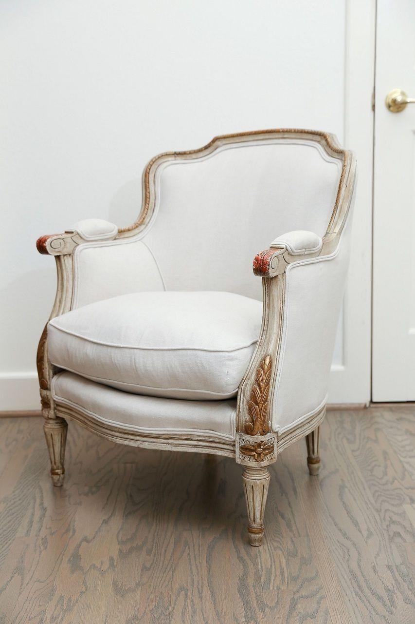 Francese Coppia di poltrone bergere francesi in vendita