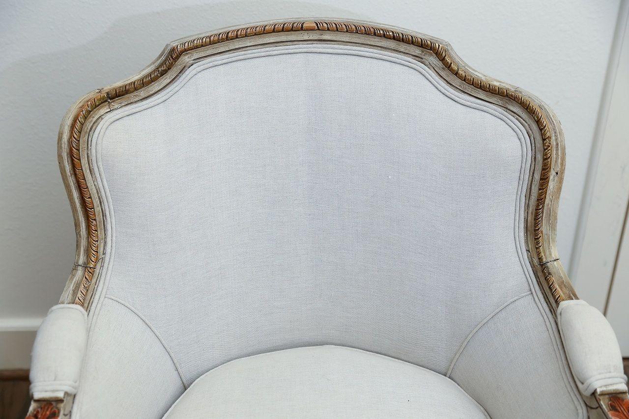 XIX secolo Coppia di poltrone bergere francesi in vendita