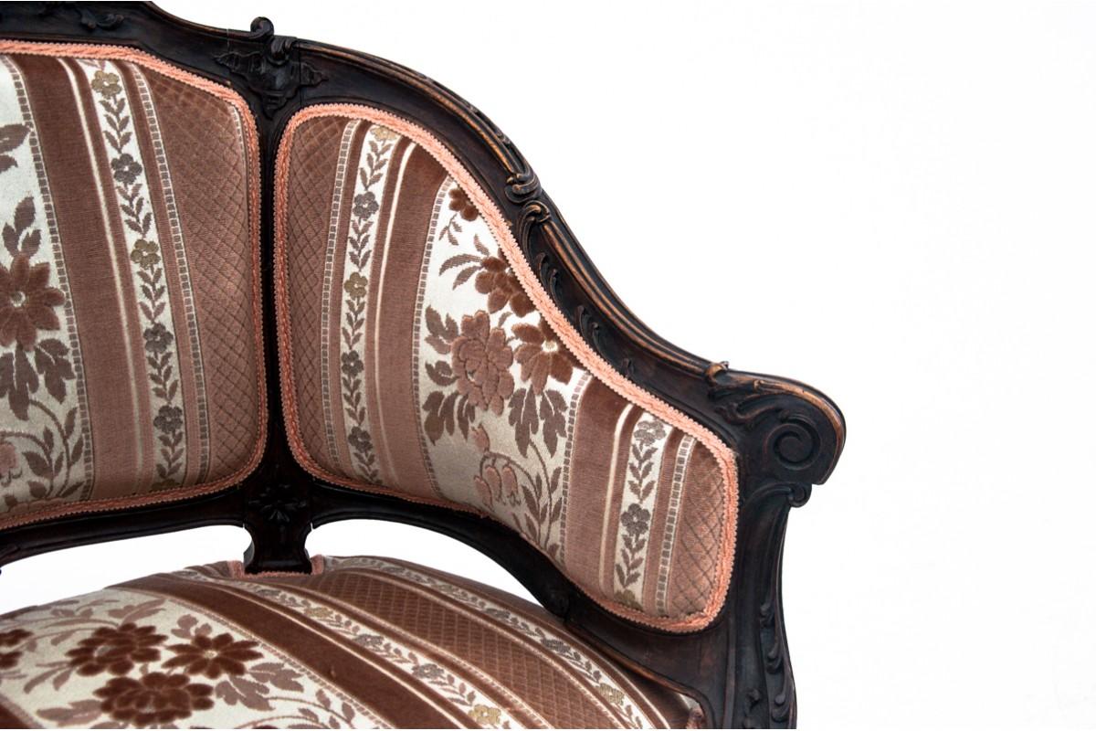 Pair of French Bergere Chairs, circa 1900s.  For Sale 5