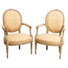 Pair of French Bergere Chairs