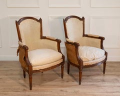 Pair of French Bergères, circa 1830