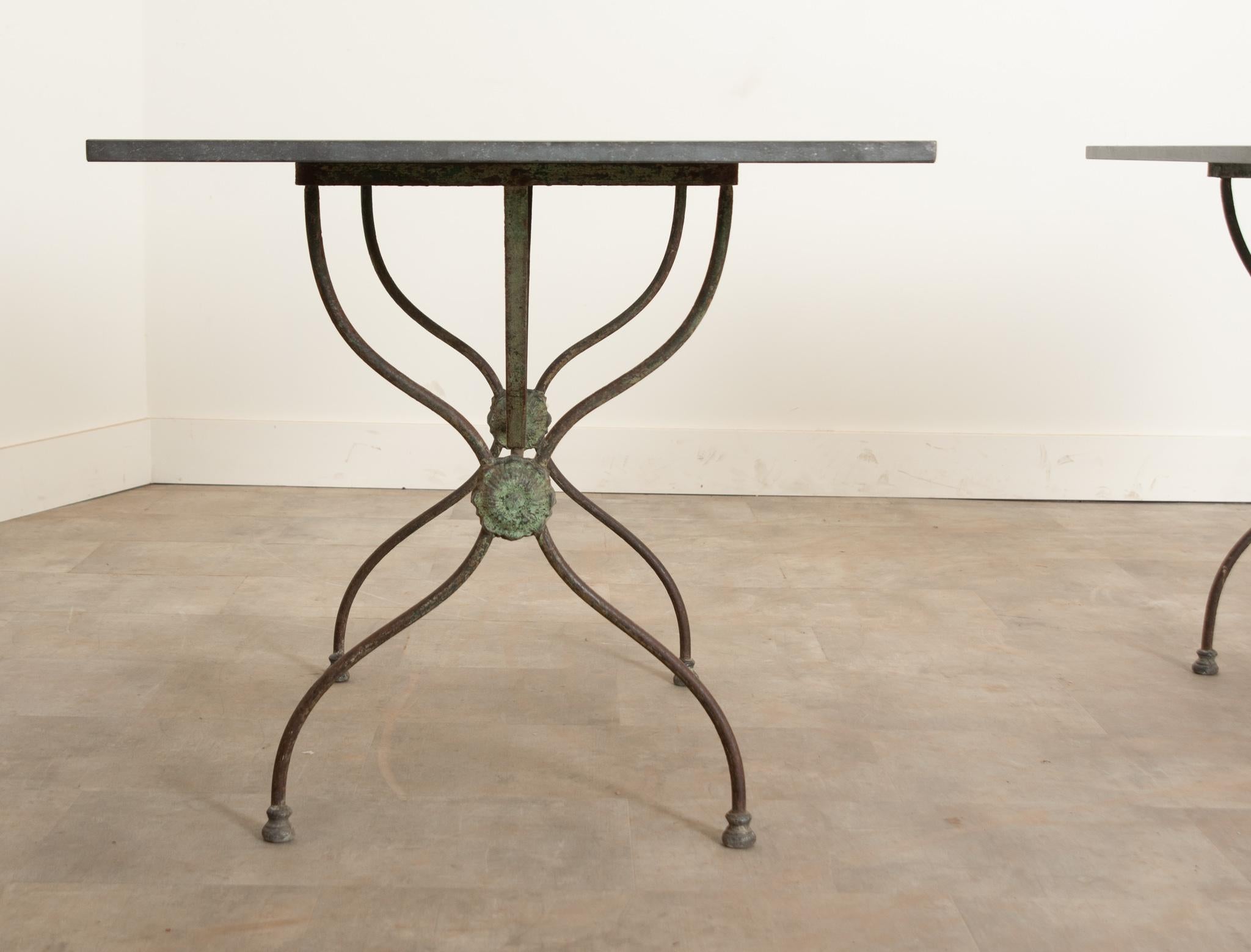 Pair of French Bistro Tables 8