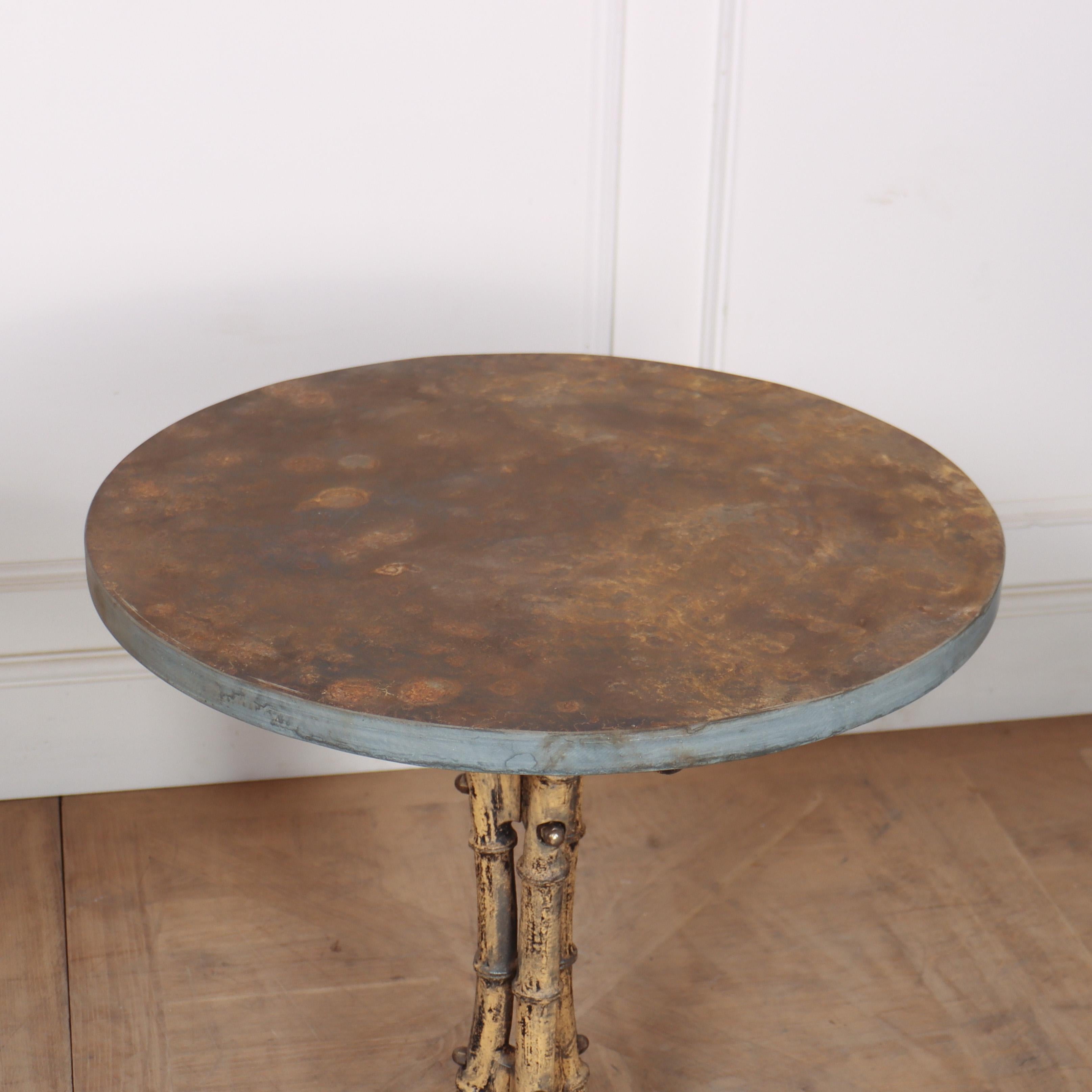 Pair of French Bistro Tables For Sale 1