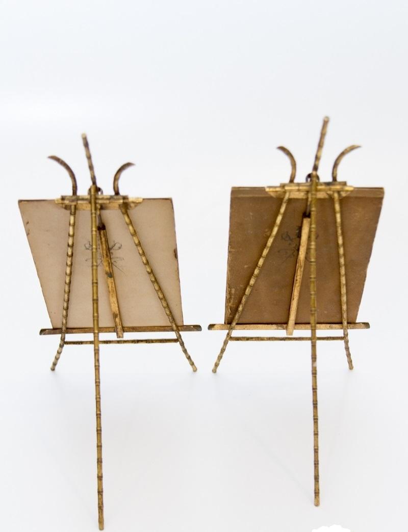 brass picture easels