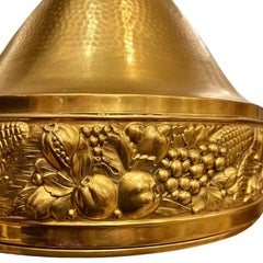 Pair of French Brass Light Fixtures, Sold Individually