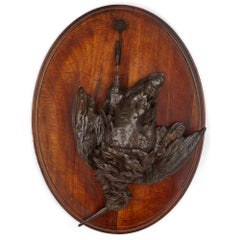 Pair of French Bronze Animalier Sculptures of Game Birds