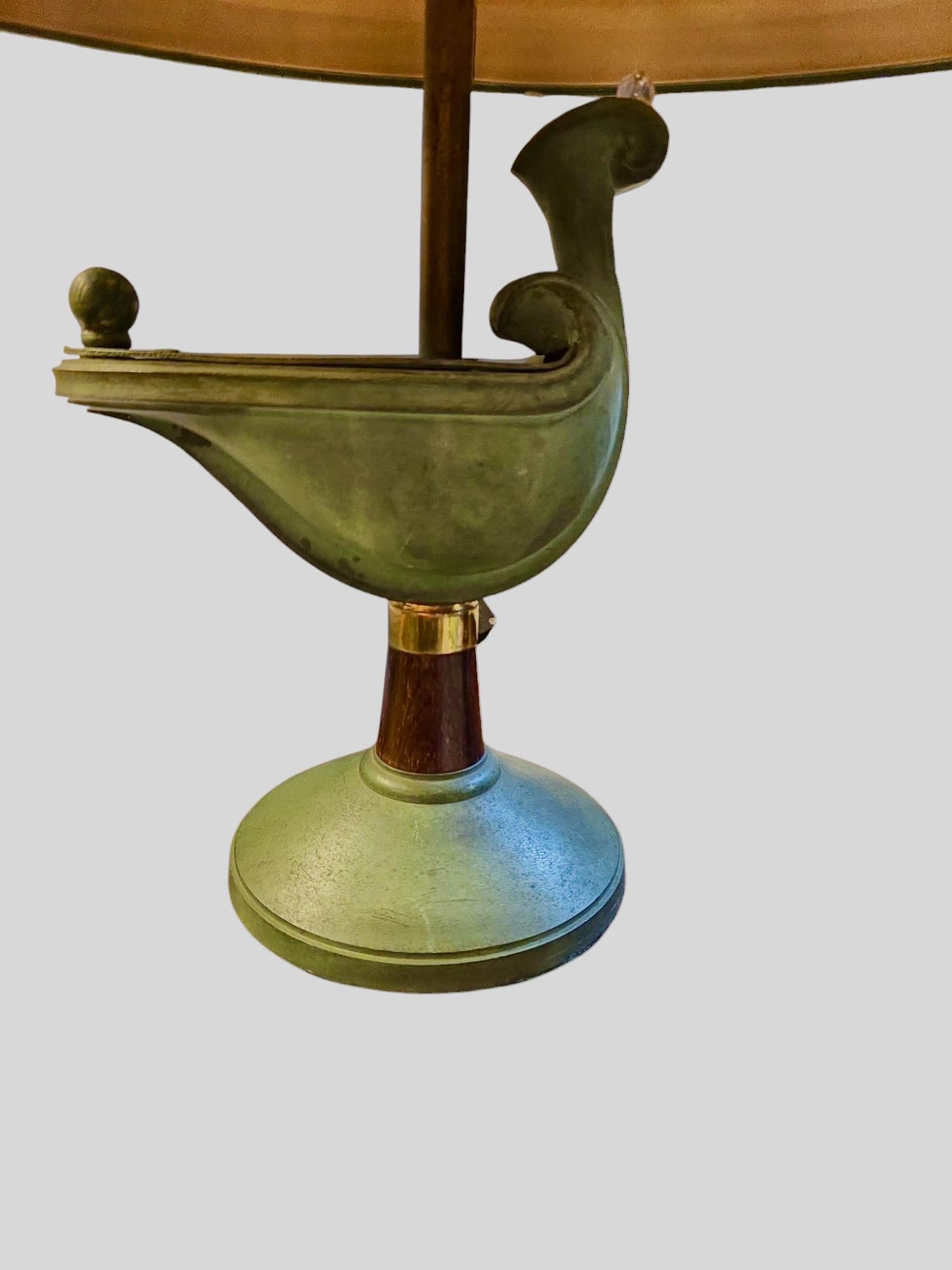 Pareja de lámparas francesas Decó de bronce, Siglo XX en Excelente estado para la venta en Los Angeles, CA
