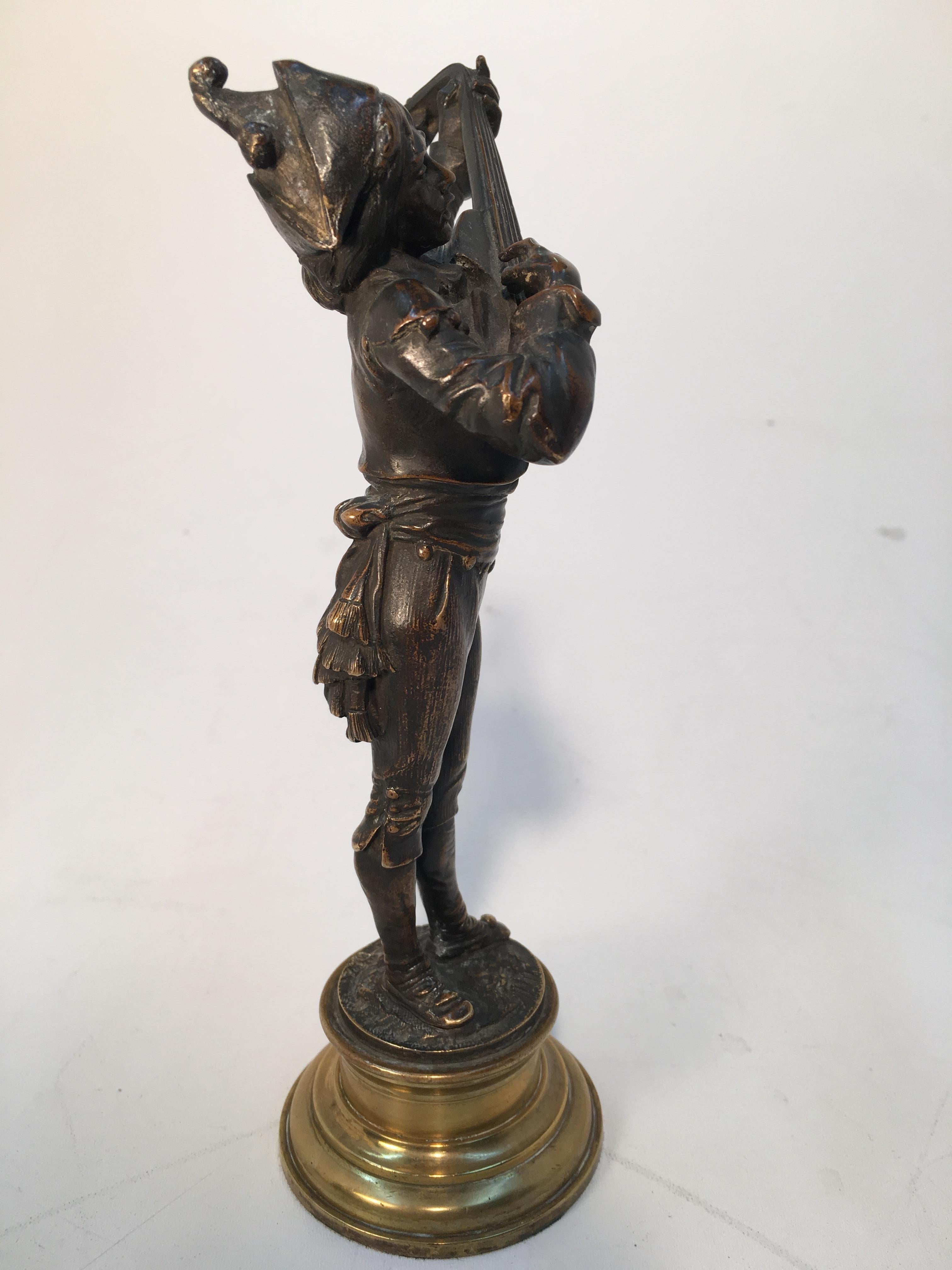 Pair of French Bronze Figures For Sale 12