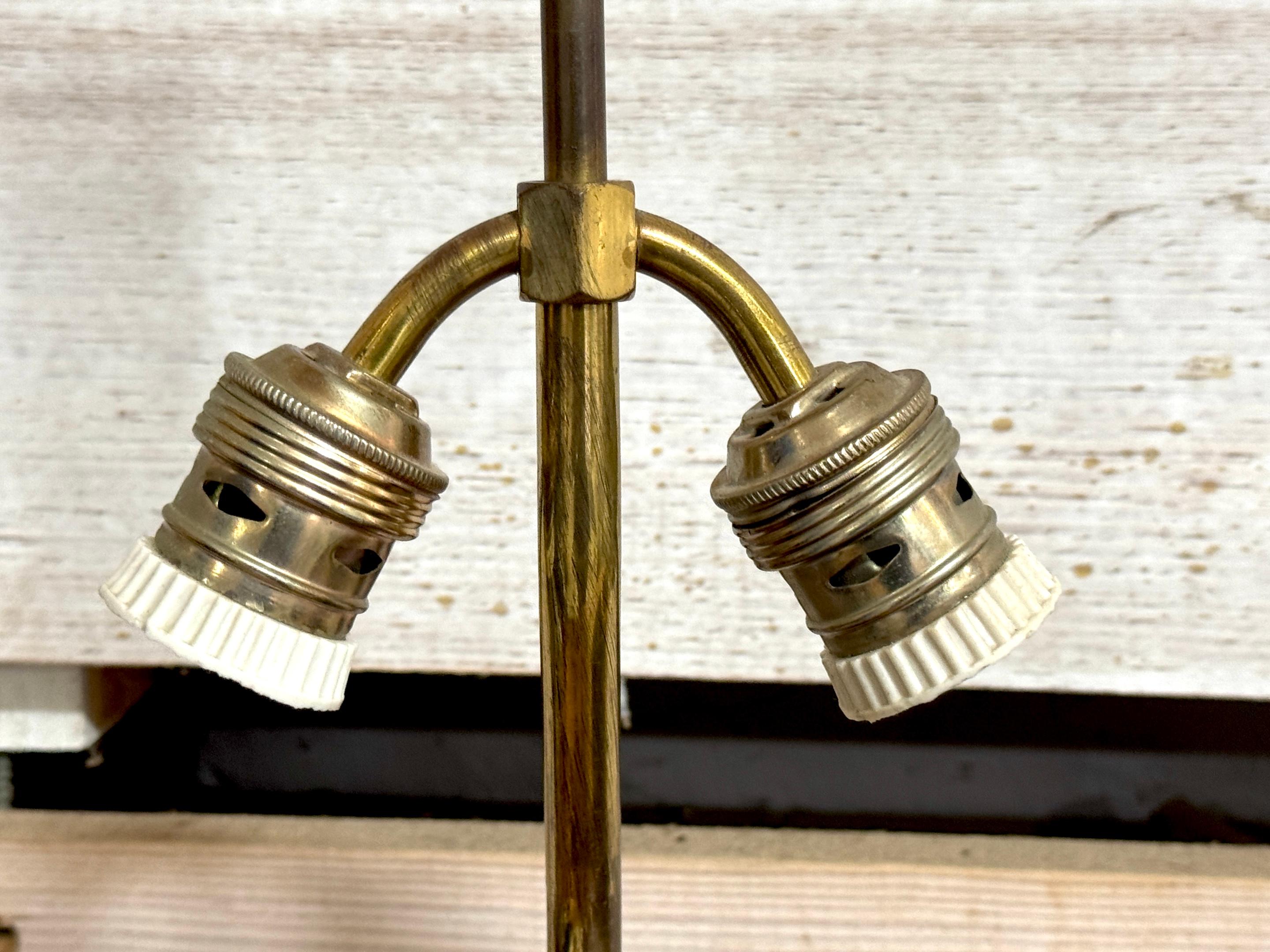 Pair of French Bronze Horse Lamps With Tole Shades, After P.J. Mêne For Sale 9