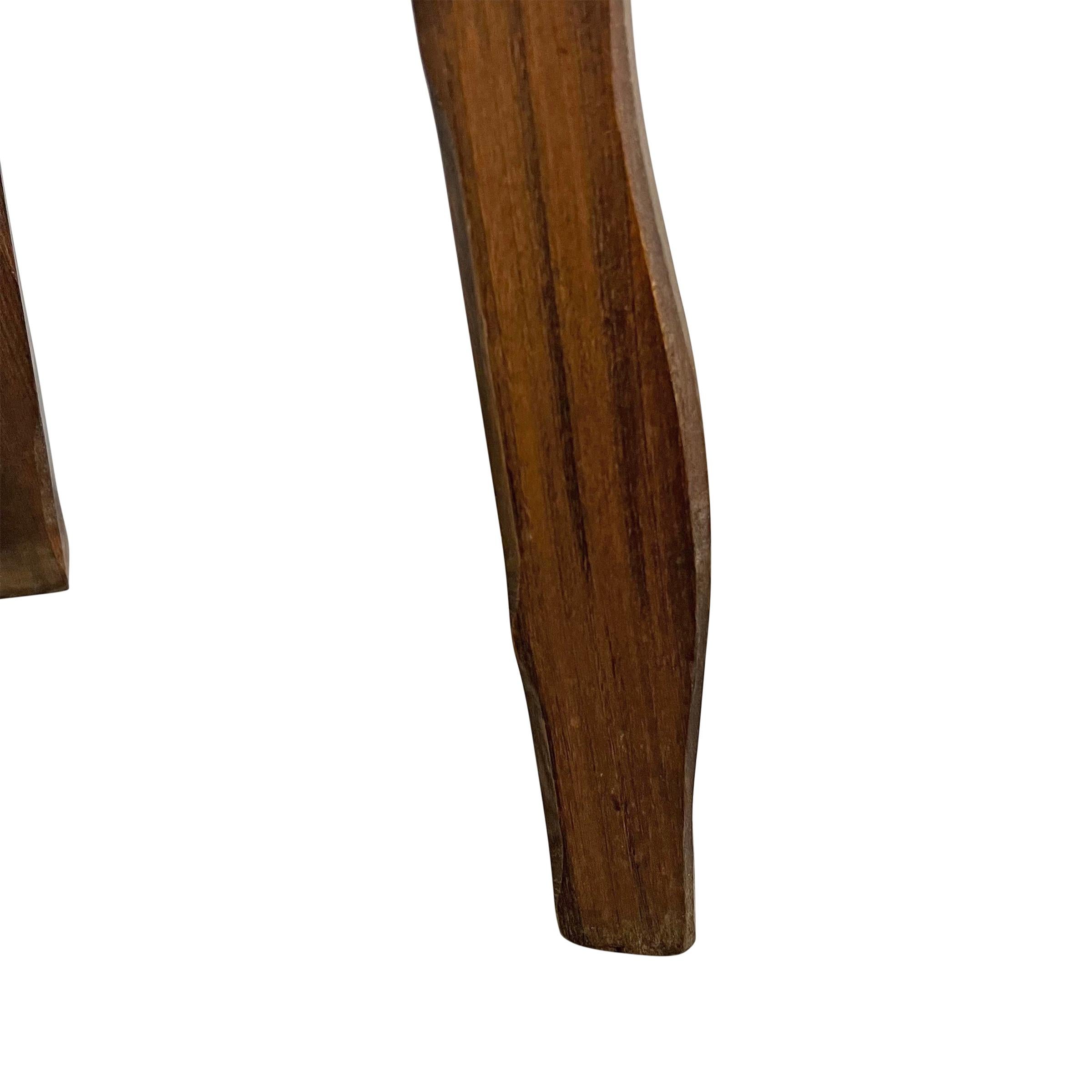 Pair of French Brutalist Barstools 5