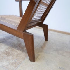 Pair of French Armchairs in the manner of Rene Gabriel/Pierre Jeaneneret