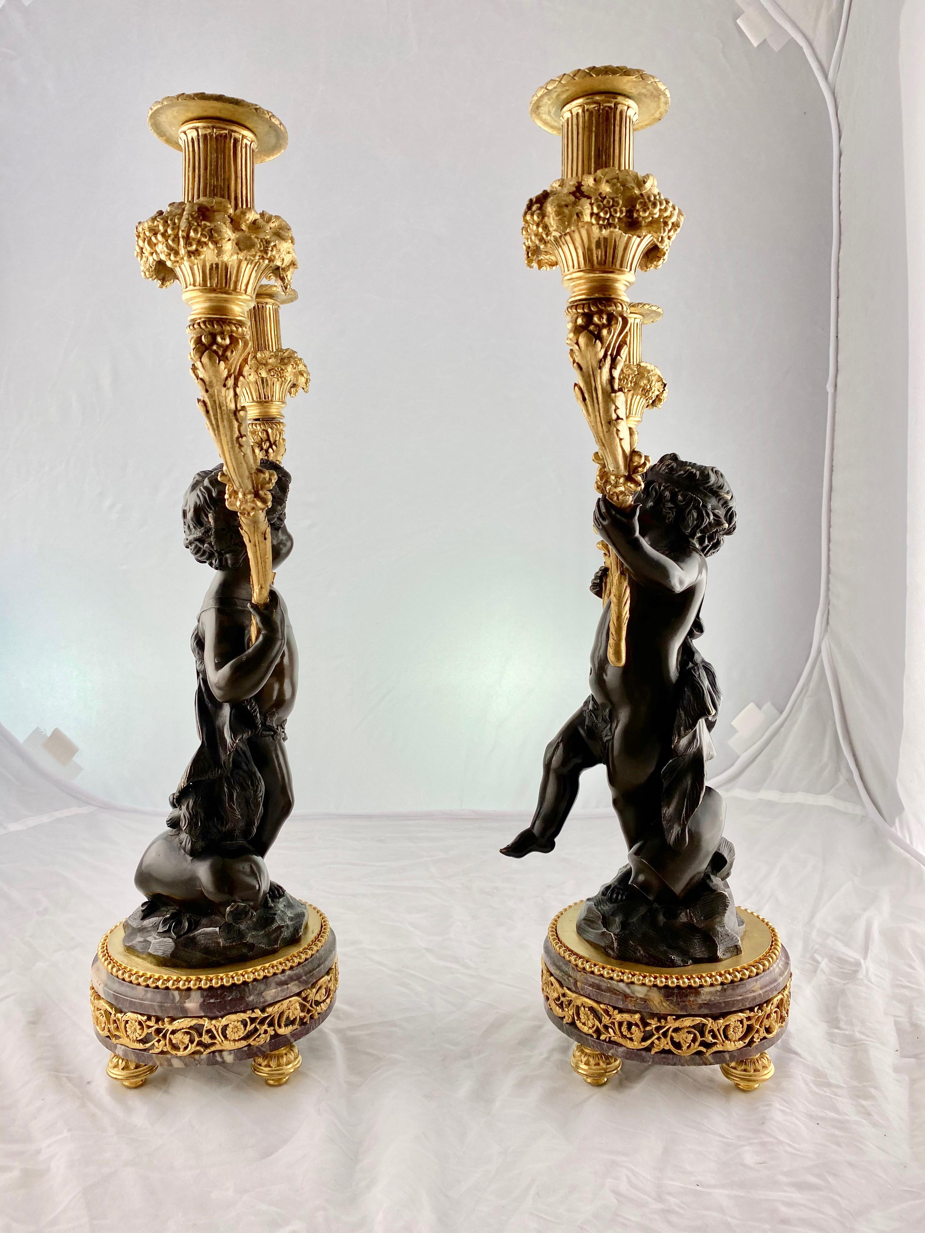 18th Century Pair of French Candelabra, Late 18th C