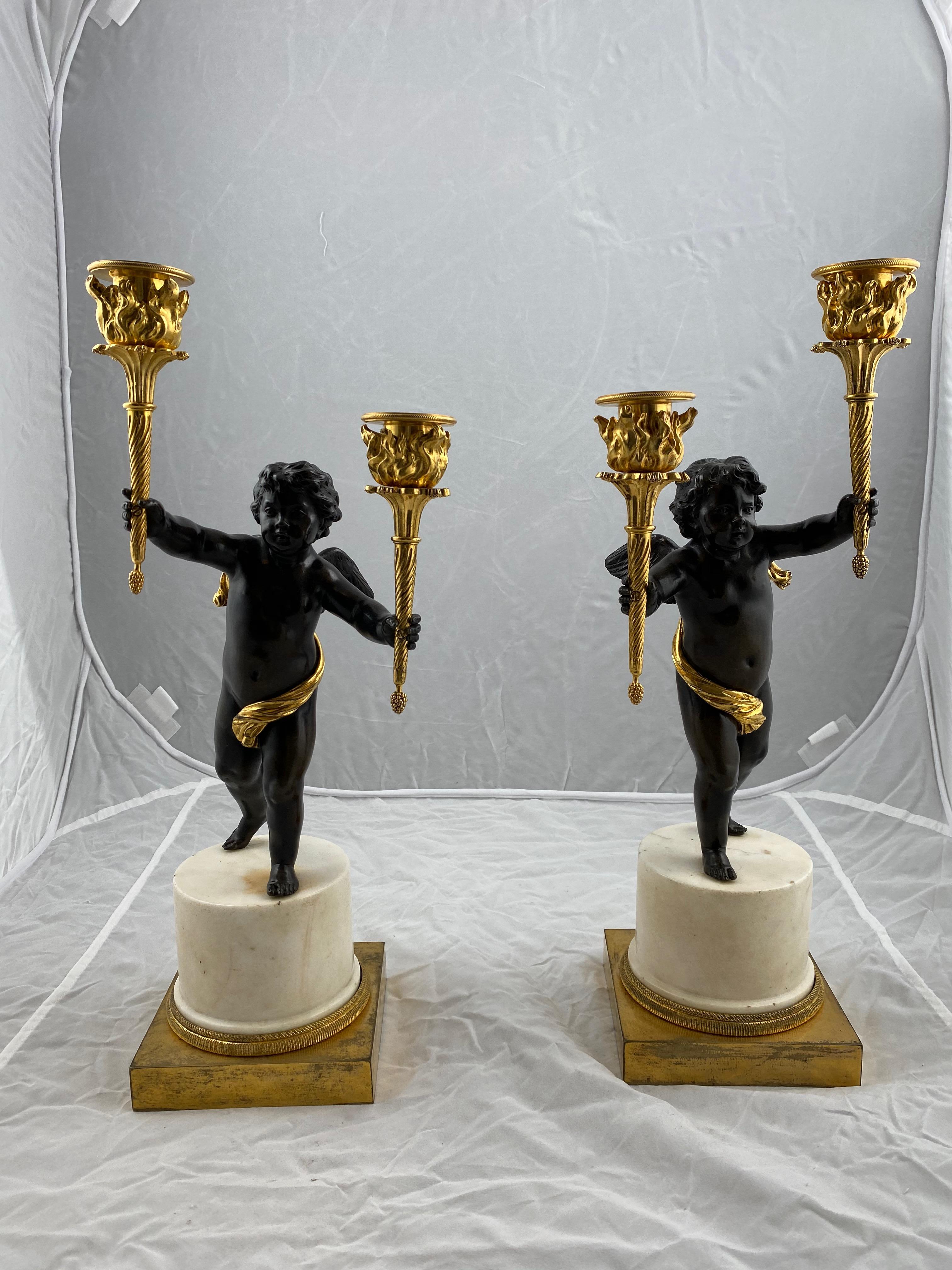 Pair of French Candelabra, Late 18th Century 1