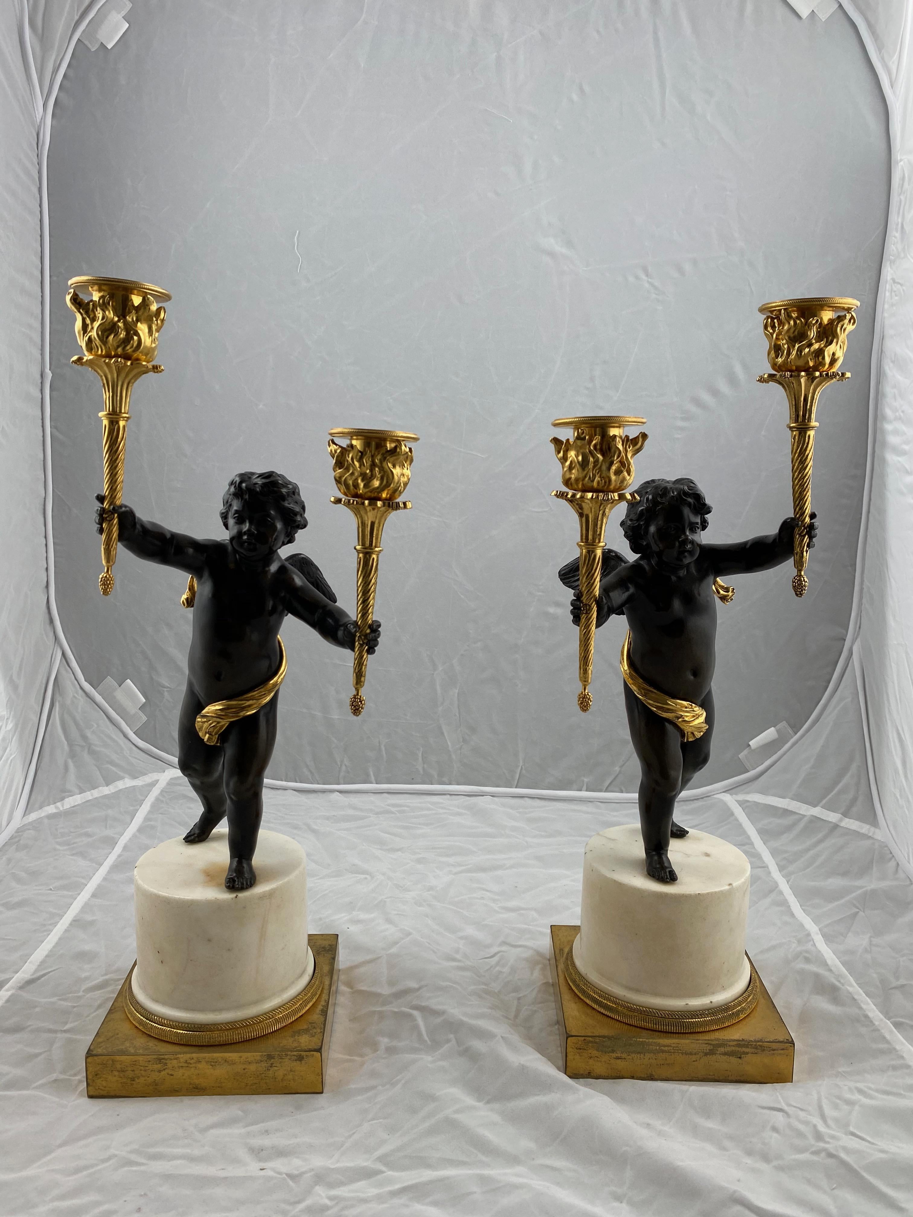 Pair of French Candelabra, Late 18th Century 2