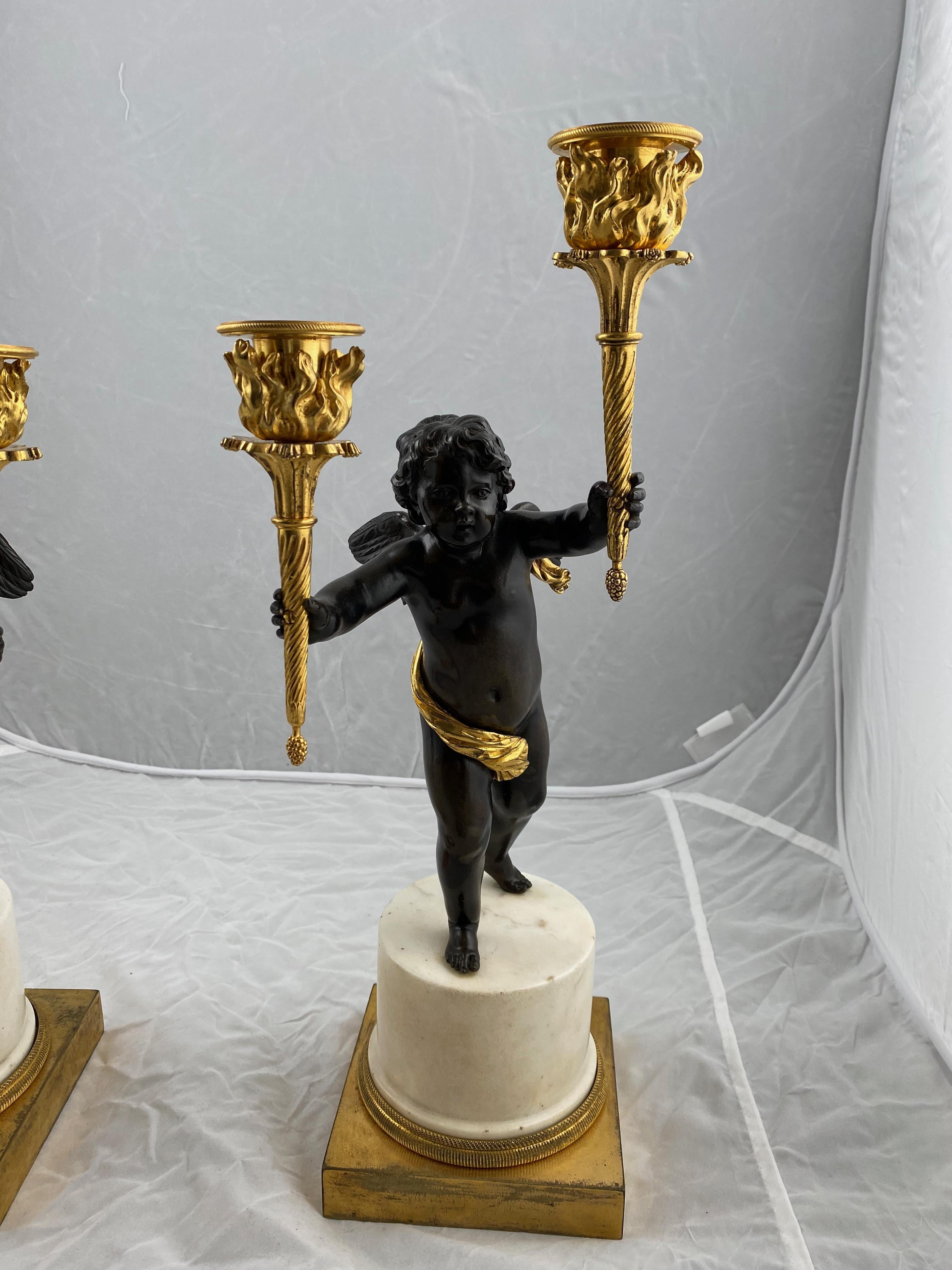 Pair of French Candelabra, Late 18th Century 3