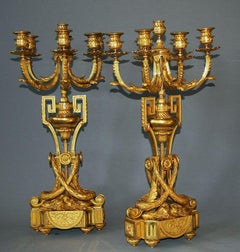 Pair of French Candelabra