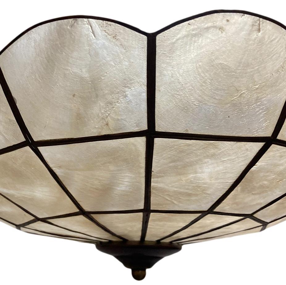 Pair of French Capiz Light Fixtures at 1stDibs capiz lights, french