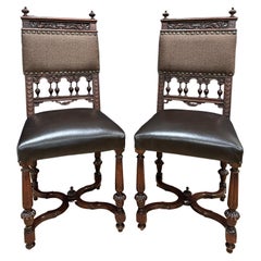 Pair Of French Carved Side Chairs