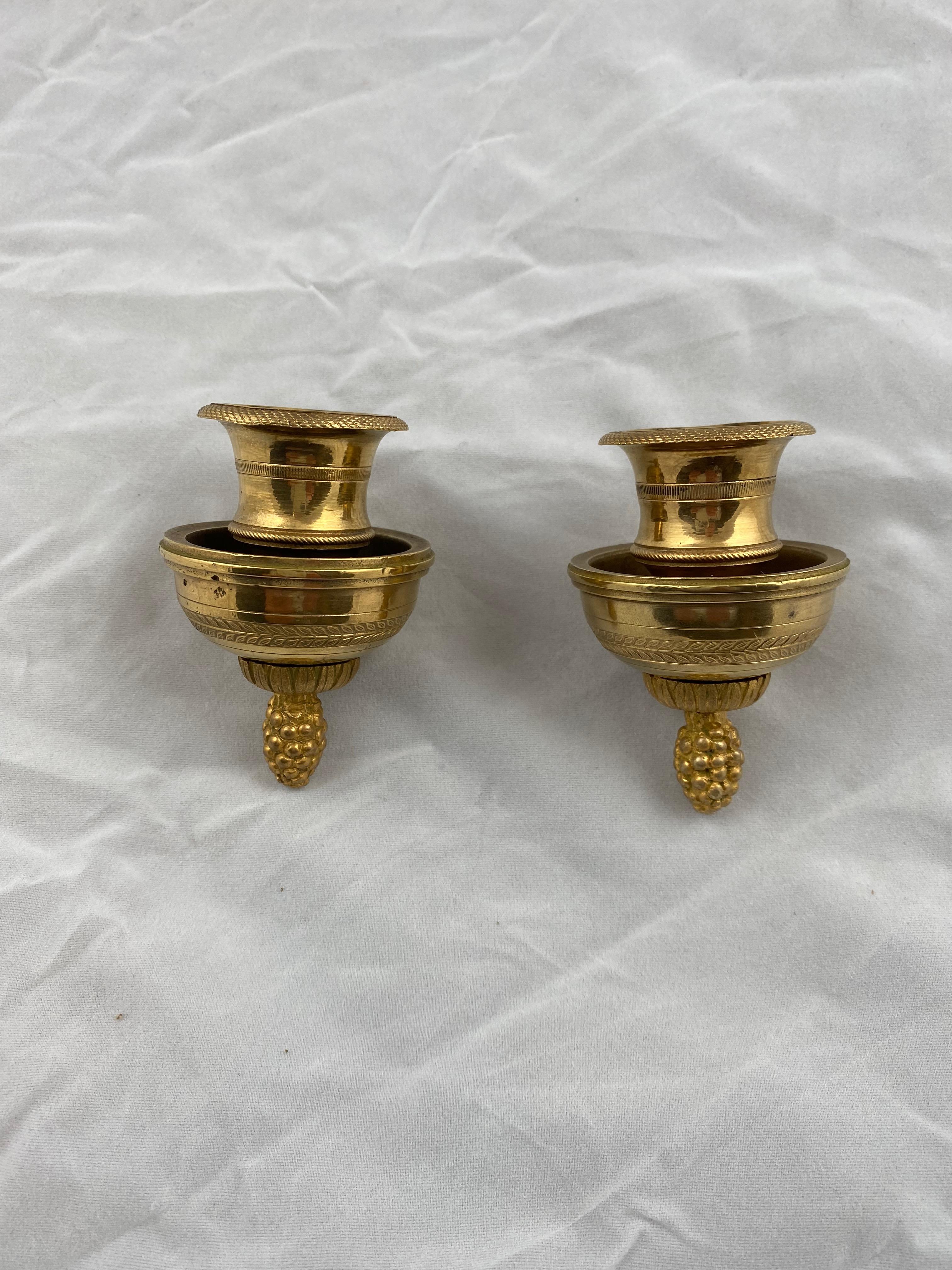 Pair of French Casolettes Made circa 1810 In Good Condition In Stockholm, SE