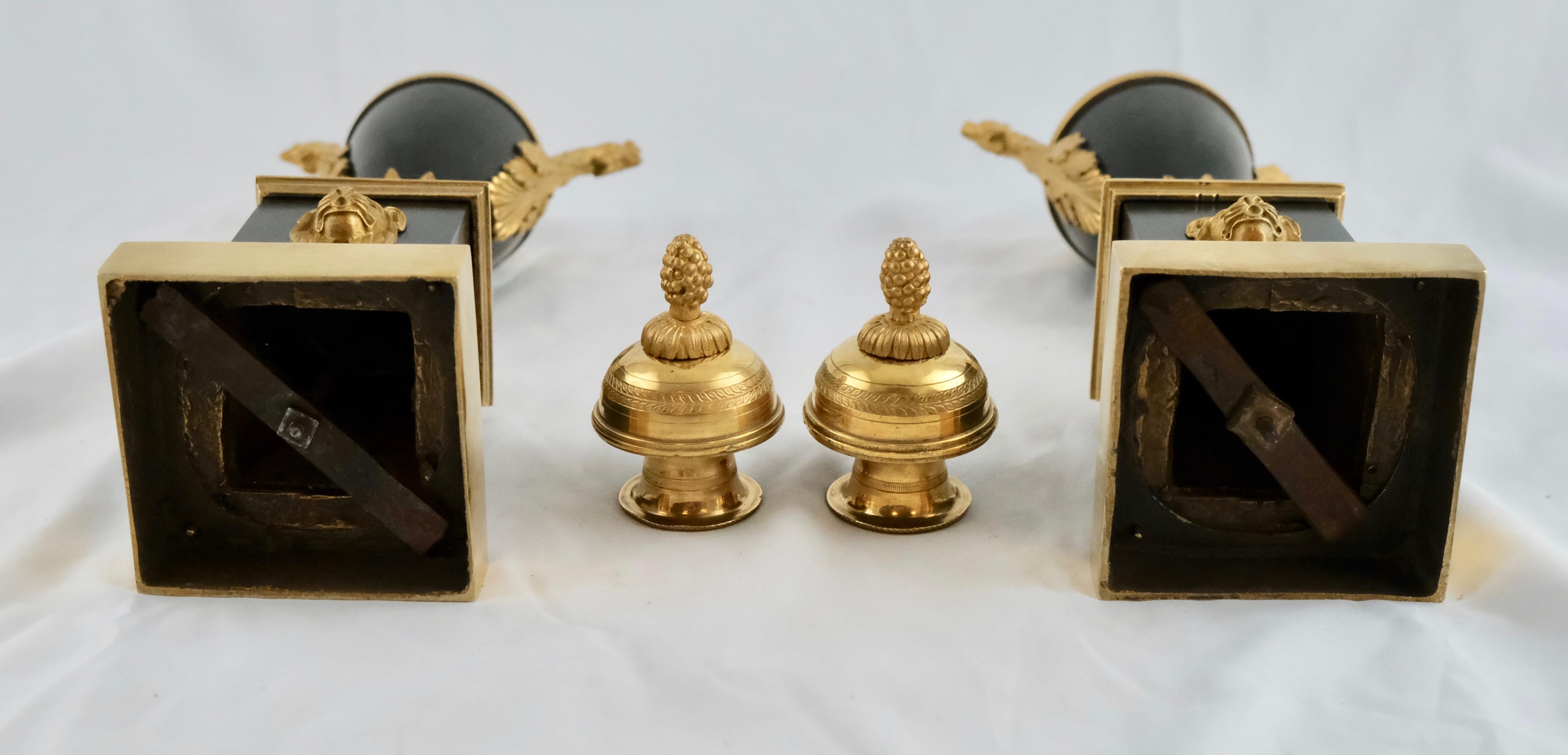 Pair of French Casolettes Made circa 1810 7