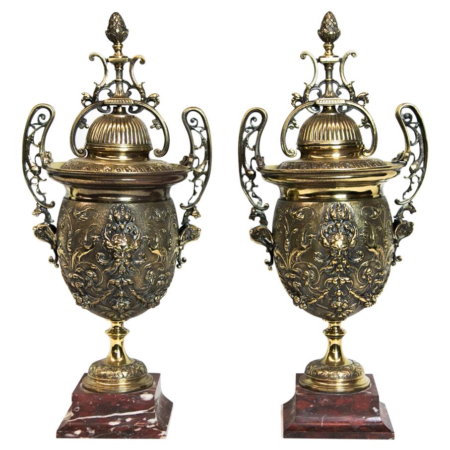 Pair of French Cassolettes