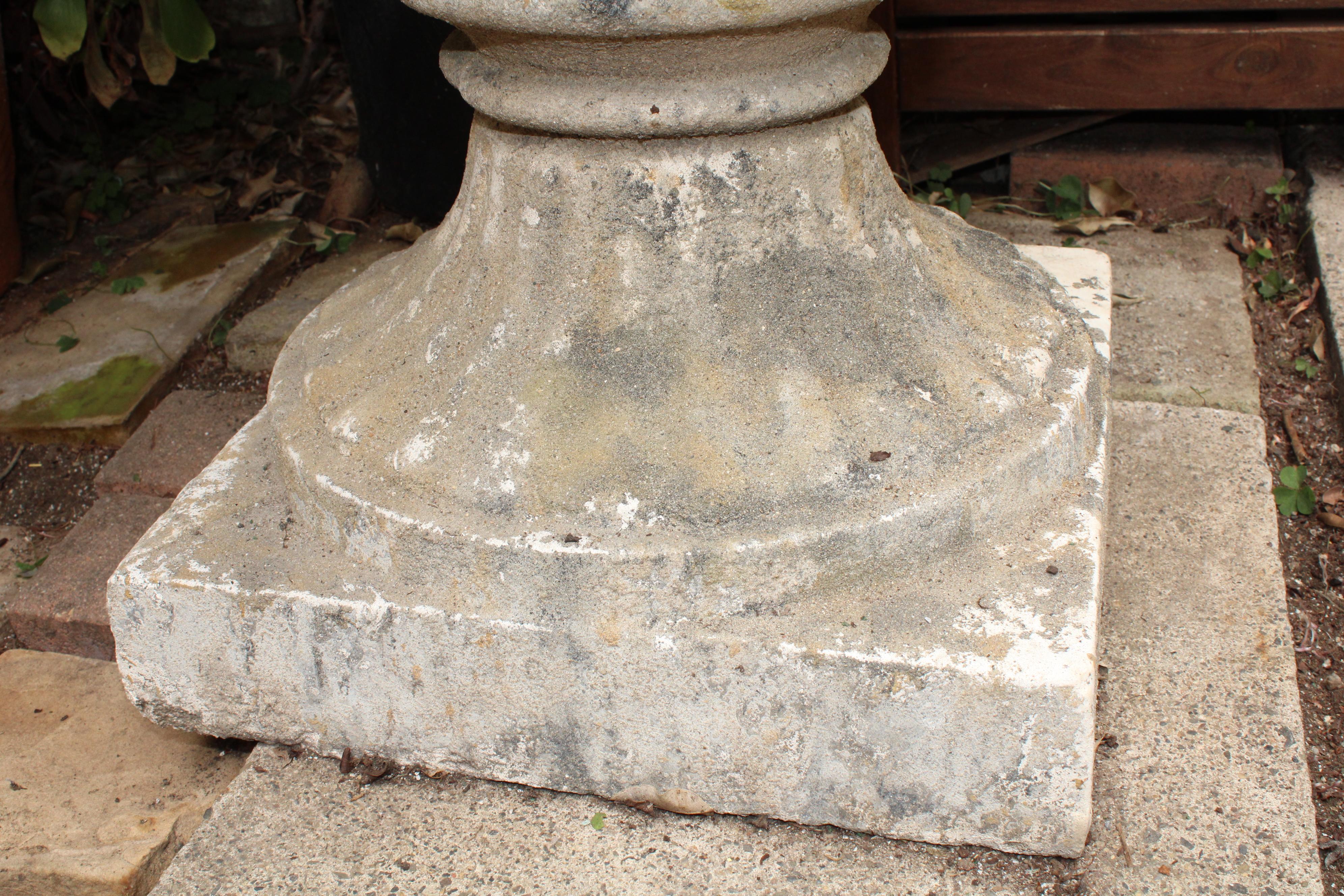 Pair of French Cast Stone Garden Urns 4