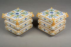 Pair of French Ceramic Garden Stools