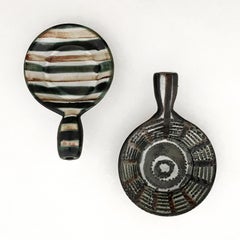 Pair of French Ceramic Spoon Rest Vessels by Robert Picault