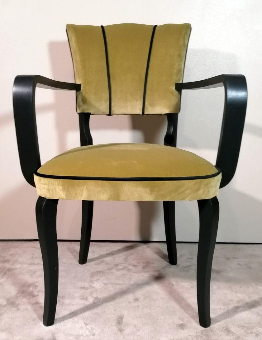 Paar französische Stühle, Modell „Bridge“ im Angebot 1