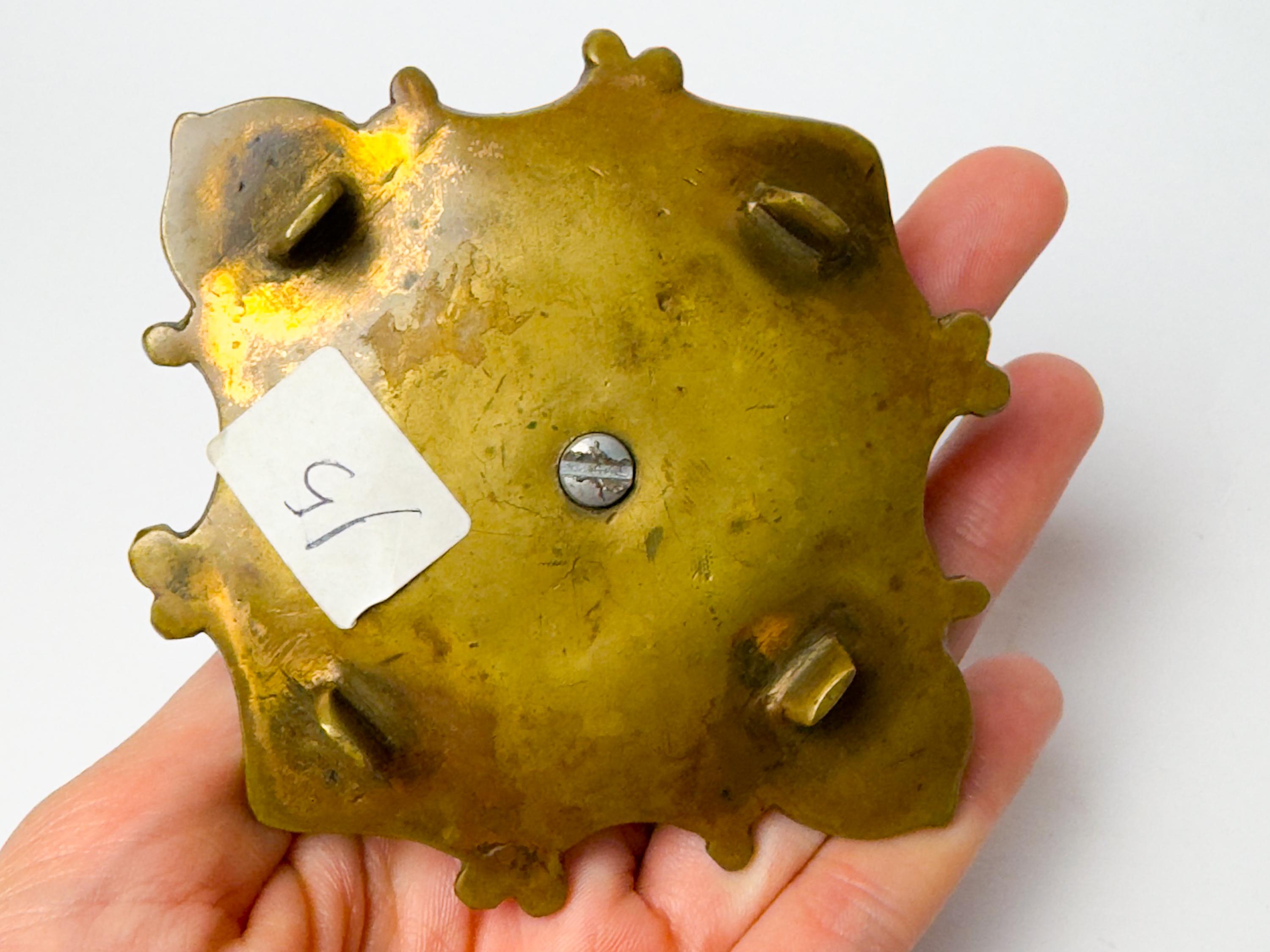 Coppia di calamai da tavolo francesi Champlevé, Napoleone III, XIX secolo in vendita 13